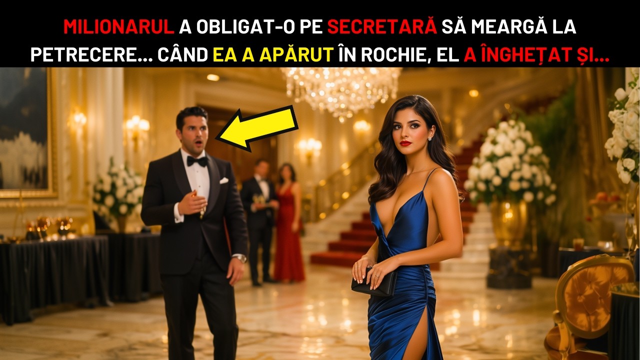MILIONARUL A OBLIGAT SECRETARA SĂ MEARGĂ LA PETRECERE... CÂND A AJUNS ÎN ROCHIE, EL A ÎNGHEȚAT ȘI...