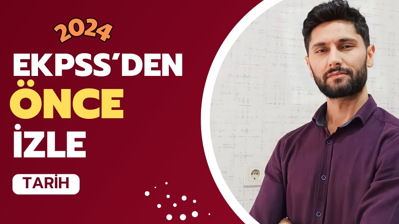 EKPSS 2024 | Sınavdan Önce Mutlaka İzle | Tarih Soru Çözüm #ekpss #ekpss 2024