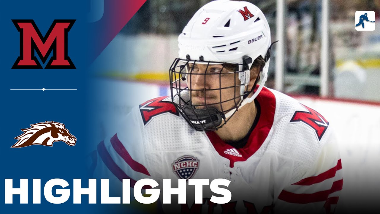 Miami vs Western Michigan | NCAA College Hockey | Highlights - January 13, 2024