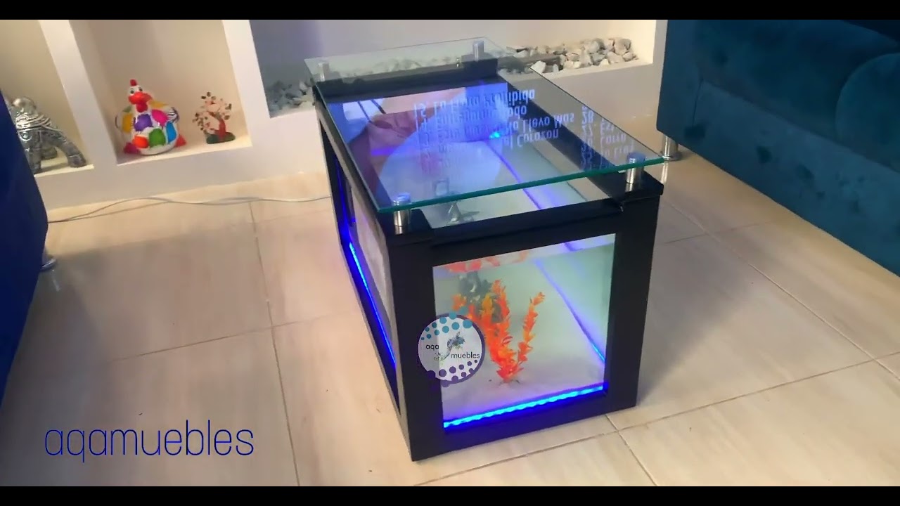 Acuario mesa de centro