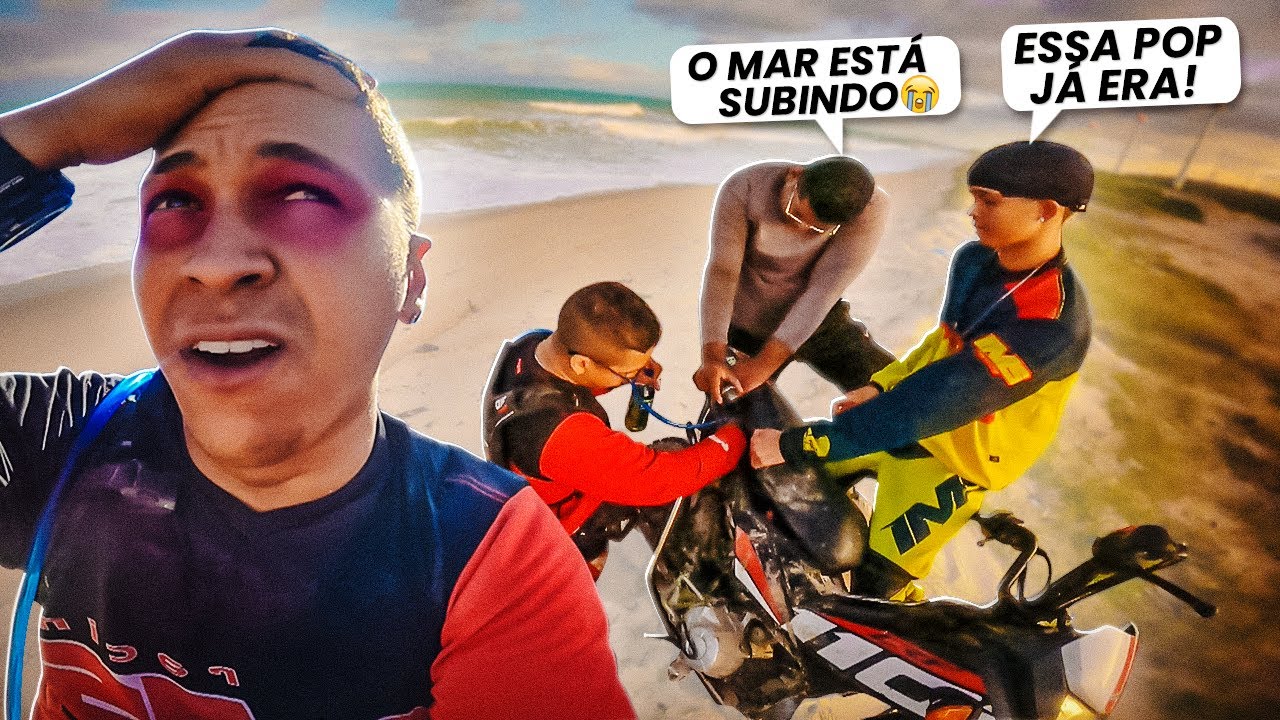 PIOR TRILHA DE MOTO DA MINHA VIDA! *FOMOS PRESOS NA ILHA*