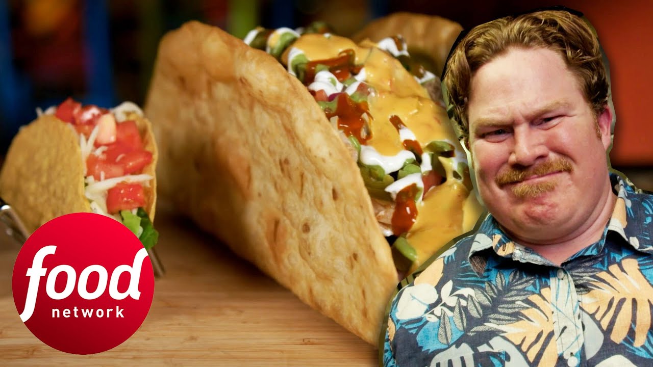 Casey Devours A 2 LB Taco In 10 Minutes! | Man V Food