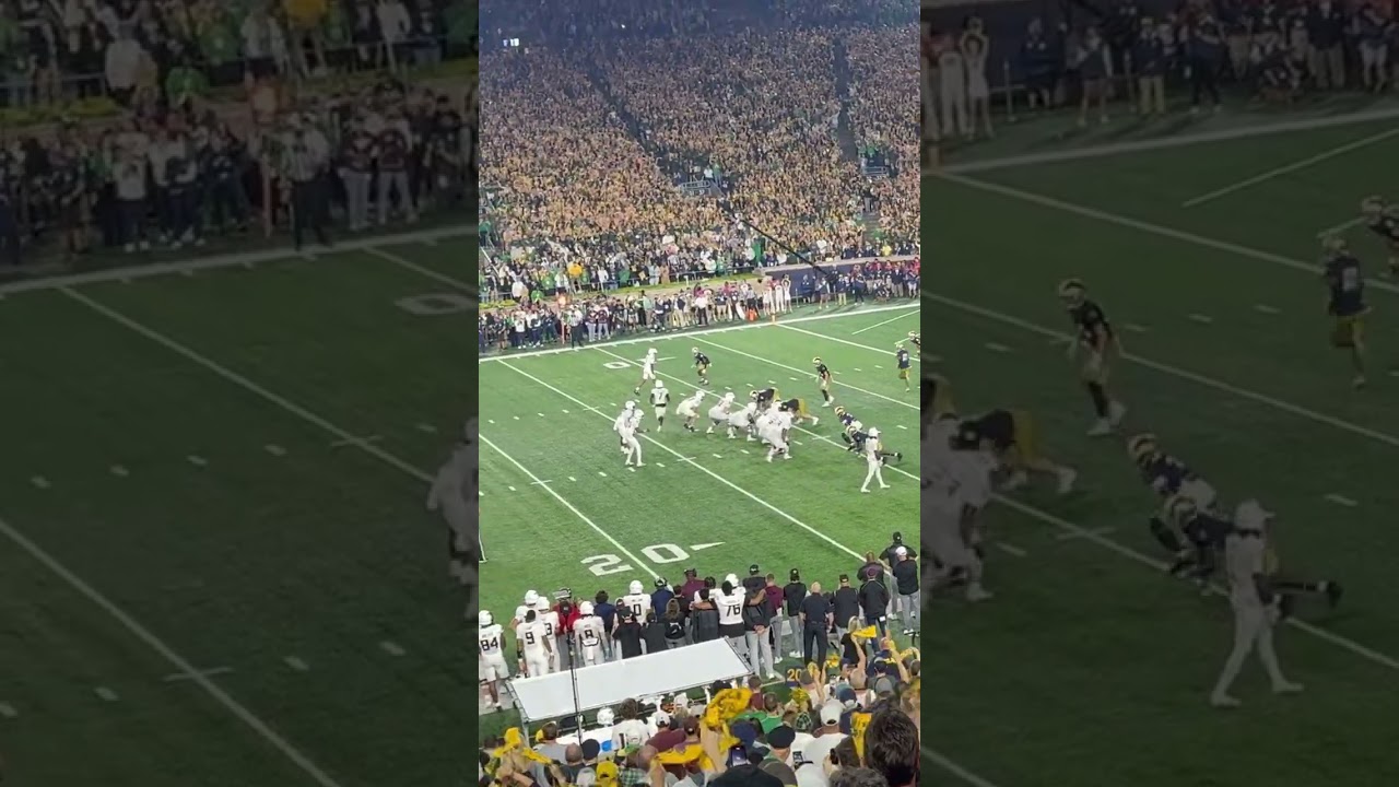 Last Texas A&M Touchdown at Notre Dame