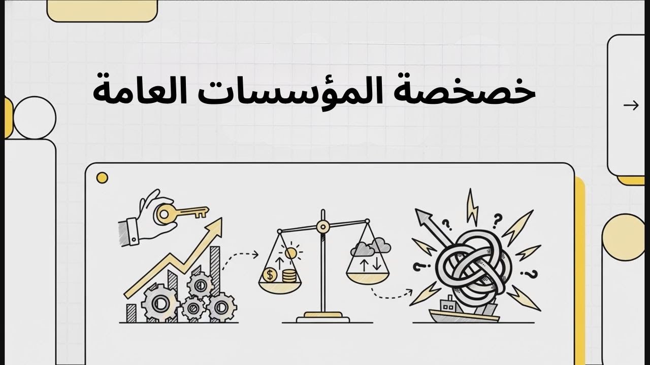 12- خصخصة المؤسسات العامة