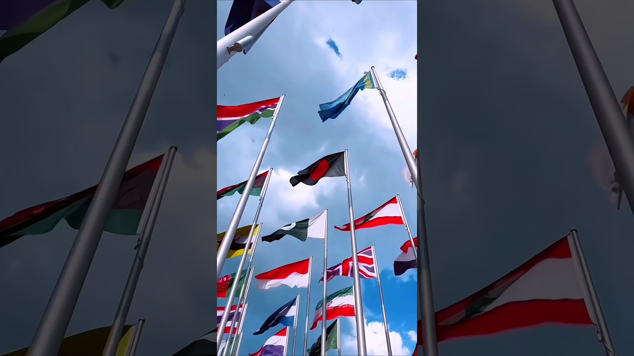 Bangladesh Flag 🇧🇩 Doha Flag Plaza in Qatar - Bangladesh Edit - National Flag of Bangladesh
