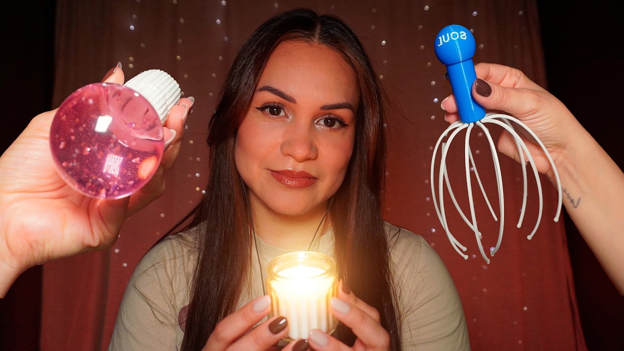 Desconecta y Respira 💫 ASMR Suave con Masajes que Calman el Alma
