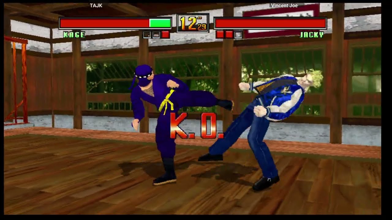 eSports Virtua Fighter 3 - TAJK VS Vincent Joe 🇯🇵🇰🇷 #fightcade #sega #virtuafighter #esports #sega