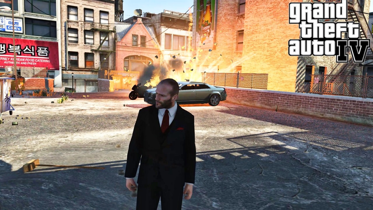 Jason Statham Style - High Action And Brutal Kills Gameplay | GTA IV PC ( No HUD )