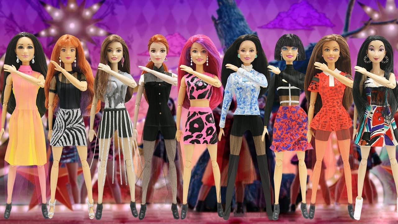 Play Doh Barbie Dolls and Princess Mulan TWICE 