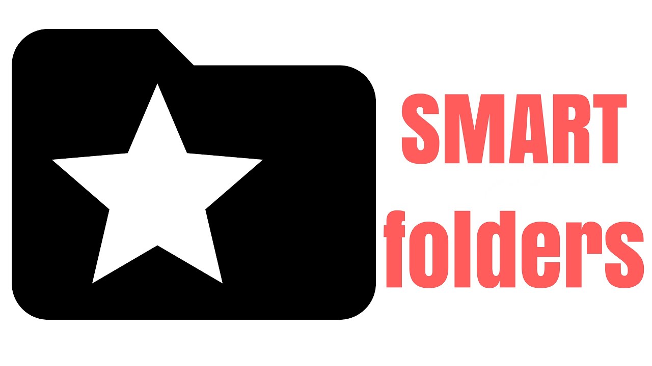 Tuesday Tech Tip #2 - Smart Folders