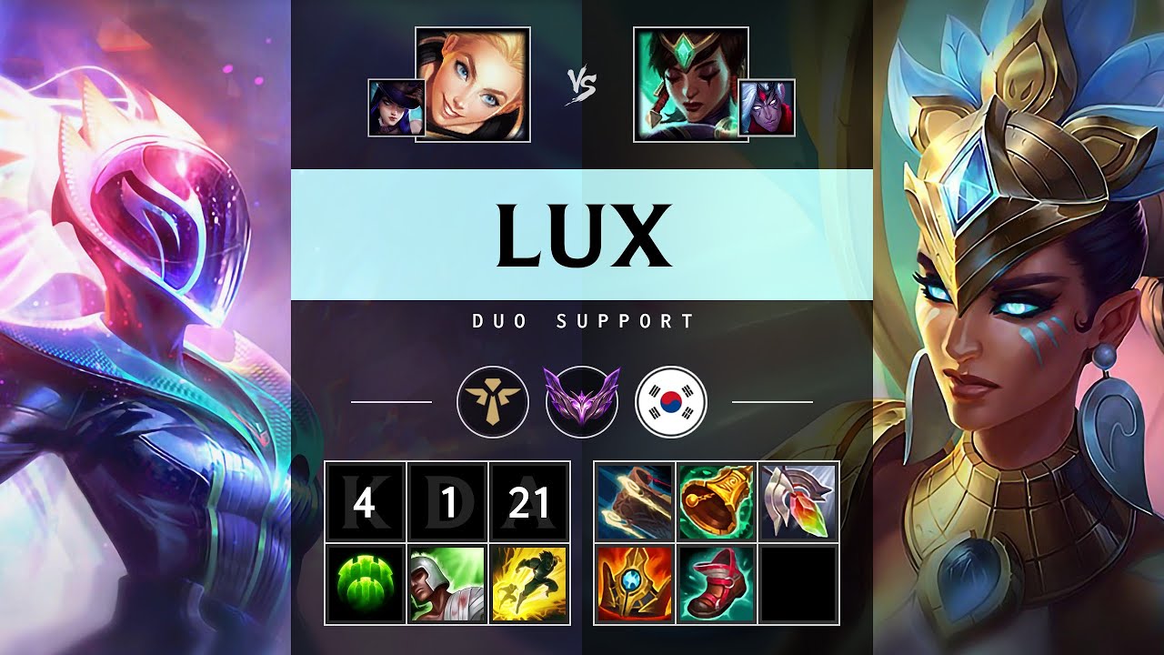 Lux Support vs Karma: Killing spree - KR Master Patch 14.24