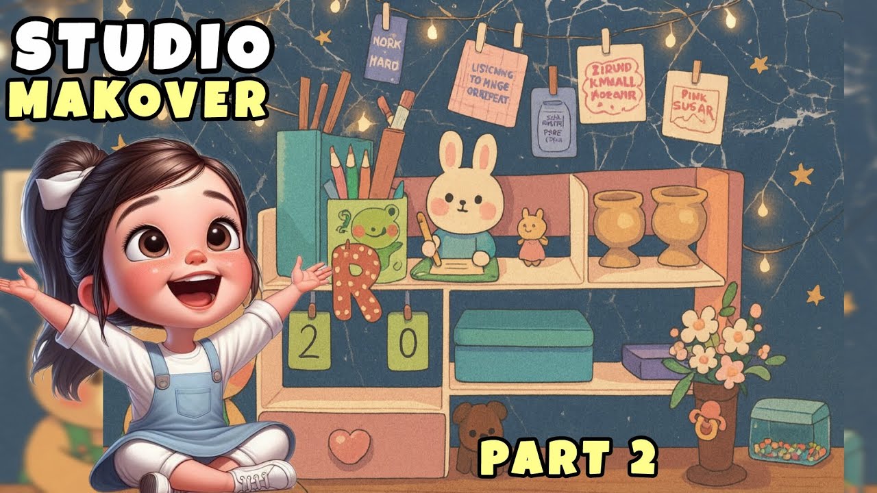 Studio Makeover // Part 2 // Rameen Art Diary 🎀//