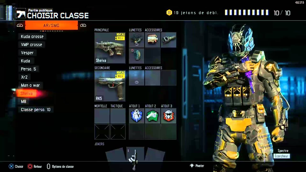 Mes classes en Multijoueur !