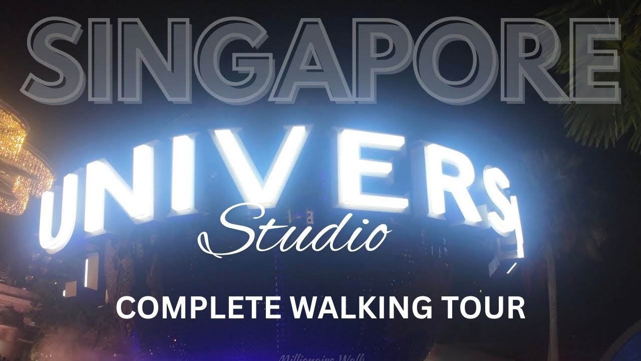 Singapore 🇸🇬 | Universal Studio | Walking Tour | Complete Walking Video of Universal Studio | #2
