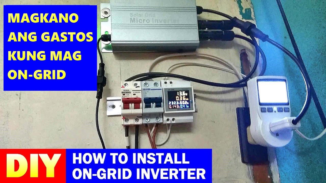 MAGKANO ANG GASTOS KUNG MAG GRID-TIE INVERTER W/ LIMITER