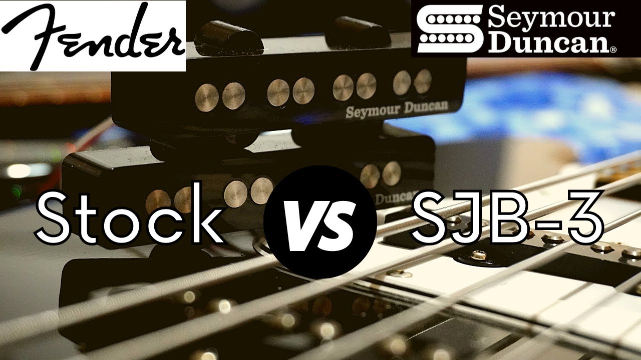 Fender Stock Pickups vs Seymour Duncan SJB-3