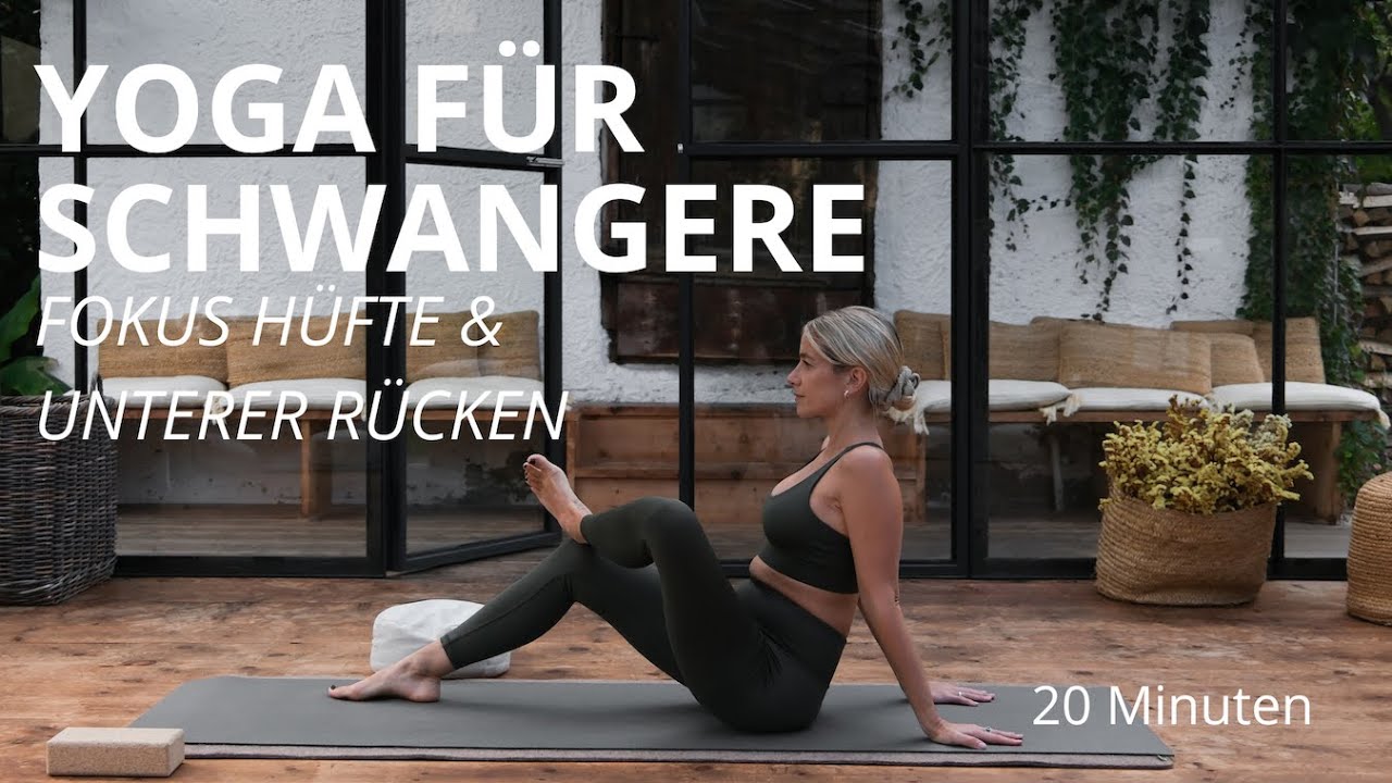 Yoga für Schwangere | Hüfte & Rücken entlasten | Für alle Trimester