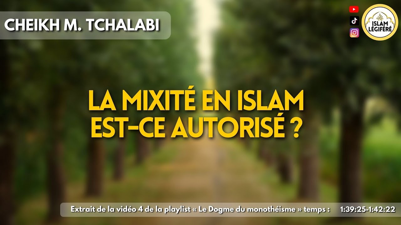 La mixité en islam, peut-on parler avec une femme ou un homme ? - Cheikh M.Tchalabi