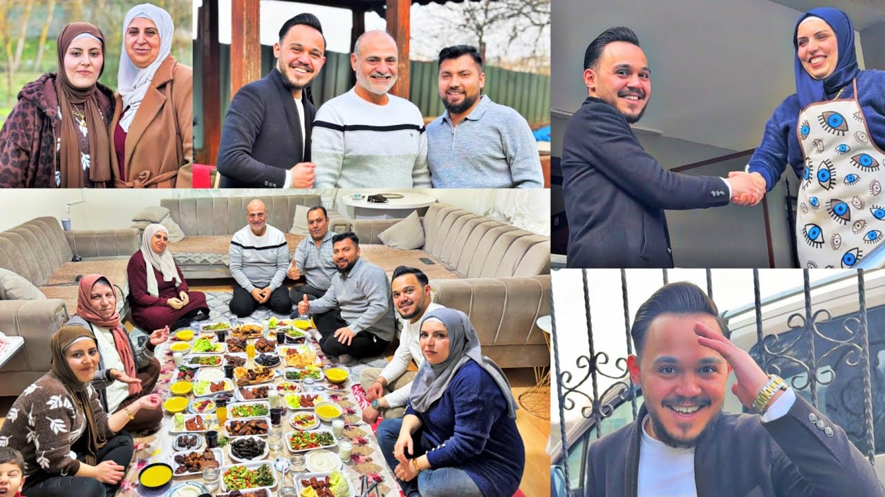 فاجأنا مزكين بزيارة مصطفى❤️‍🔥🥰//أكبر عزيمة لبيت ام عز الدين والشيخ حسن//عملنا مشاوي مشكٌلة😋