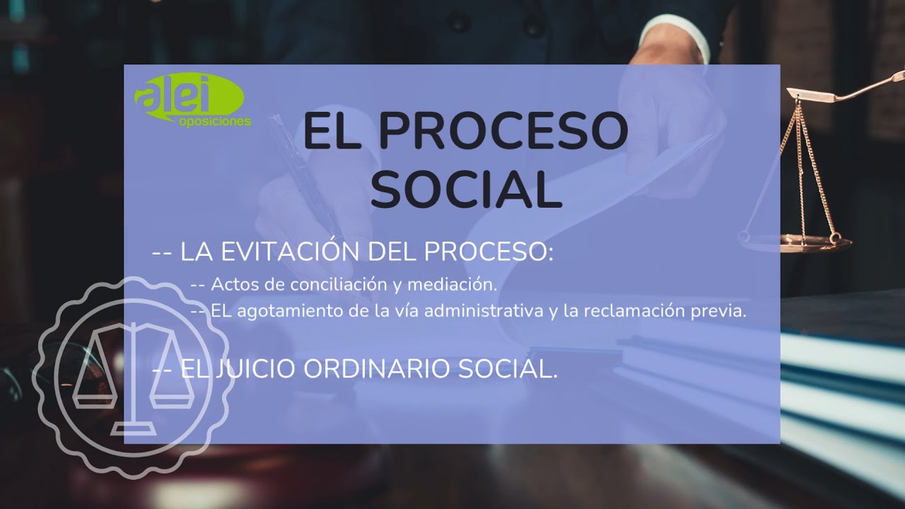 La evitación del proceso social. El proceso ordinario.