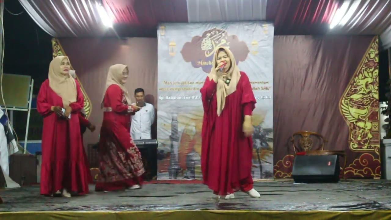 Penampilan Ibu Ibu - Habibi Nurul Ain (Maulid Nabi Babakan Loa 2025)