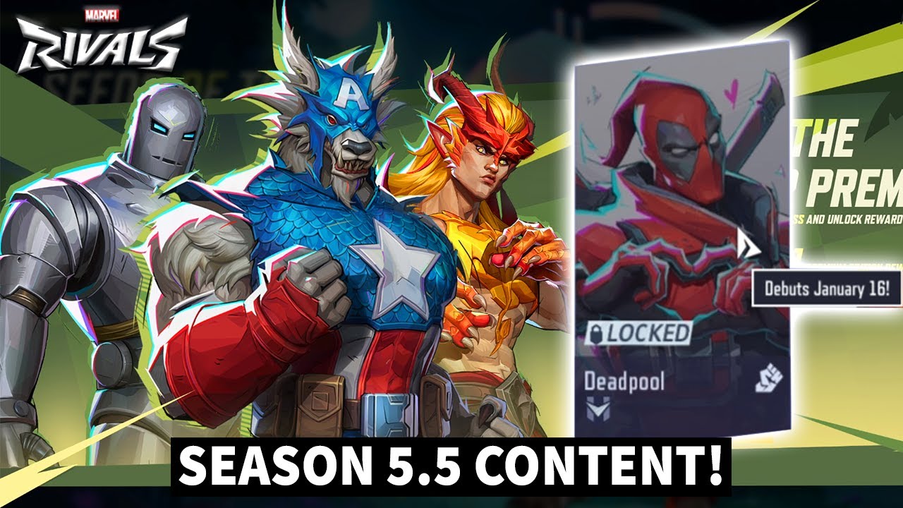 Marvel Rivals Season 5.5 New Content! Seeds of the Gardener Event | Rogue Skin | Deadpool Debut Date
