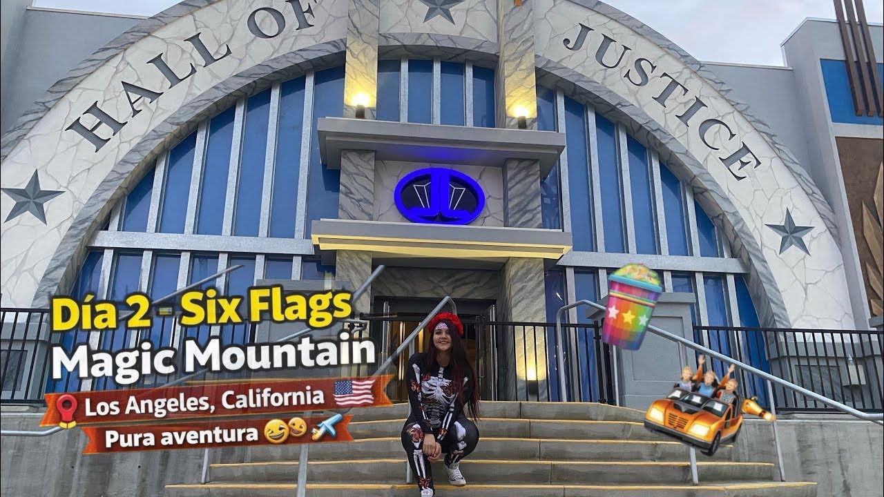 Six Flags Magic Mountain - Dia 2 de mis últimos 10 días en LA 🇺🇸