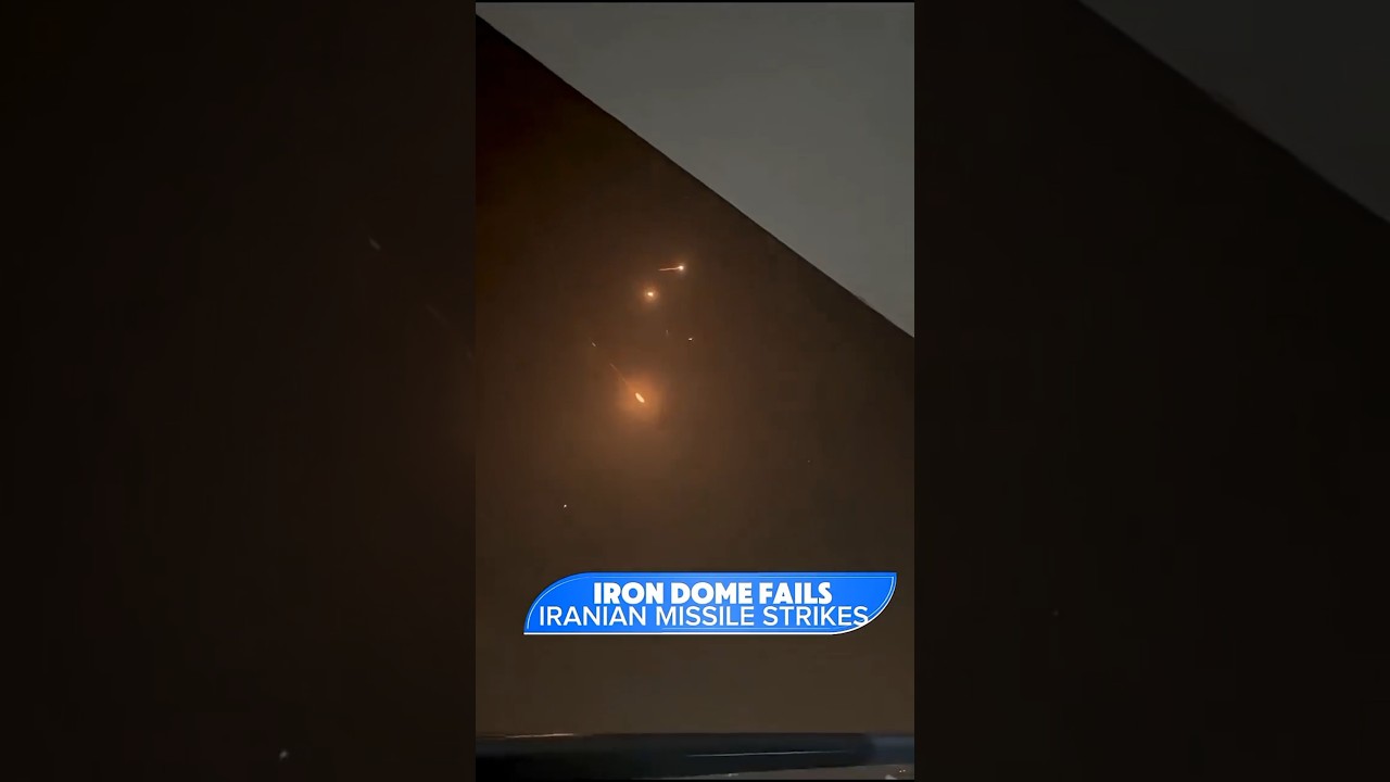 Iranian Missile Strikes &ndash; Iron Dome Fails?|#News#BreakingNews#WorldNews#IronDome#Shorts