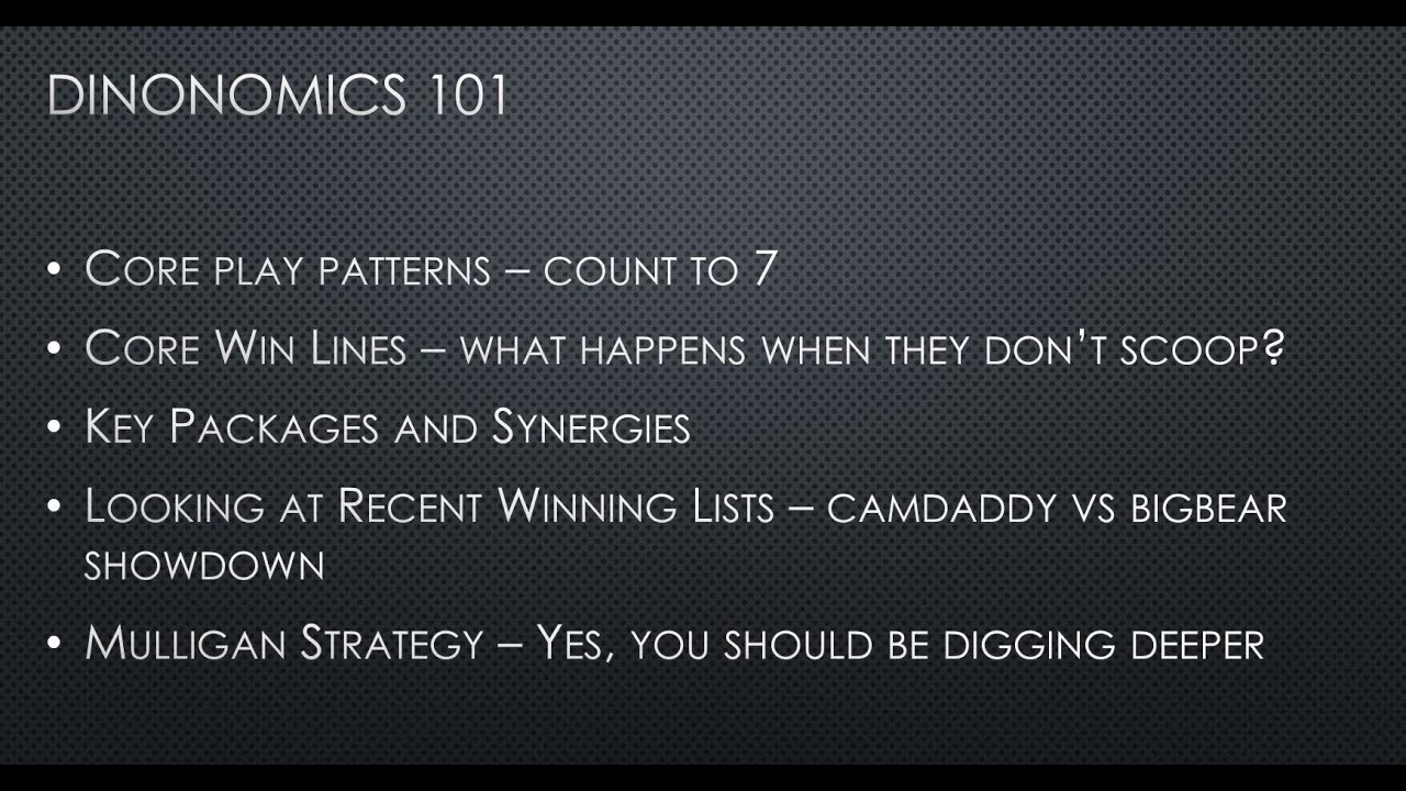 Etali 101 - Get your degree in Dinonomics