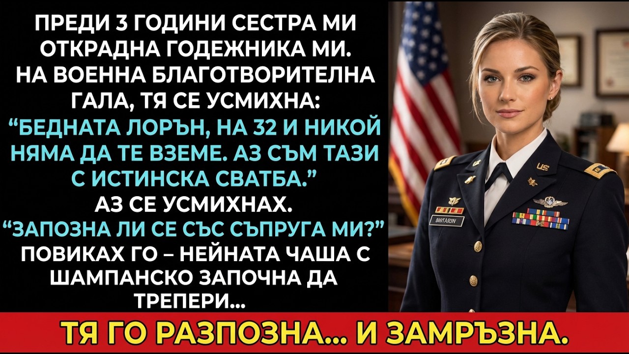 Сестра ми открадна годеника ми и ме унизи на благотворителна гала — после замръзна, когато видя...