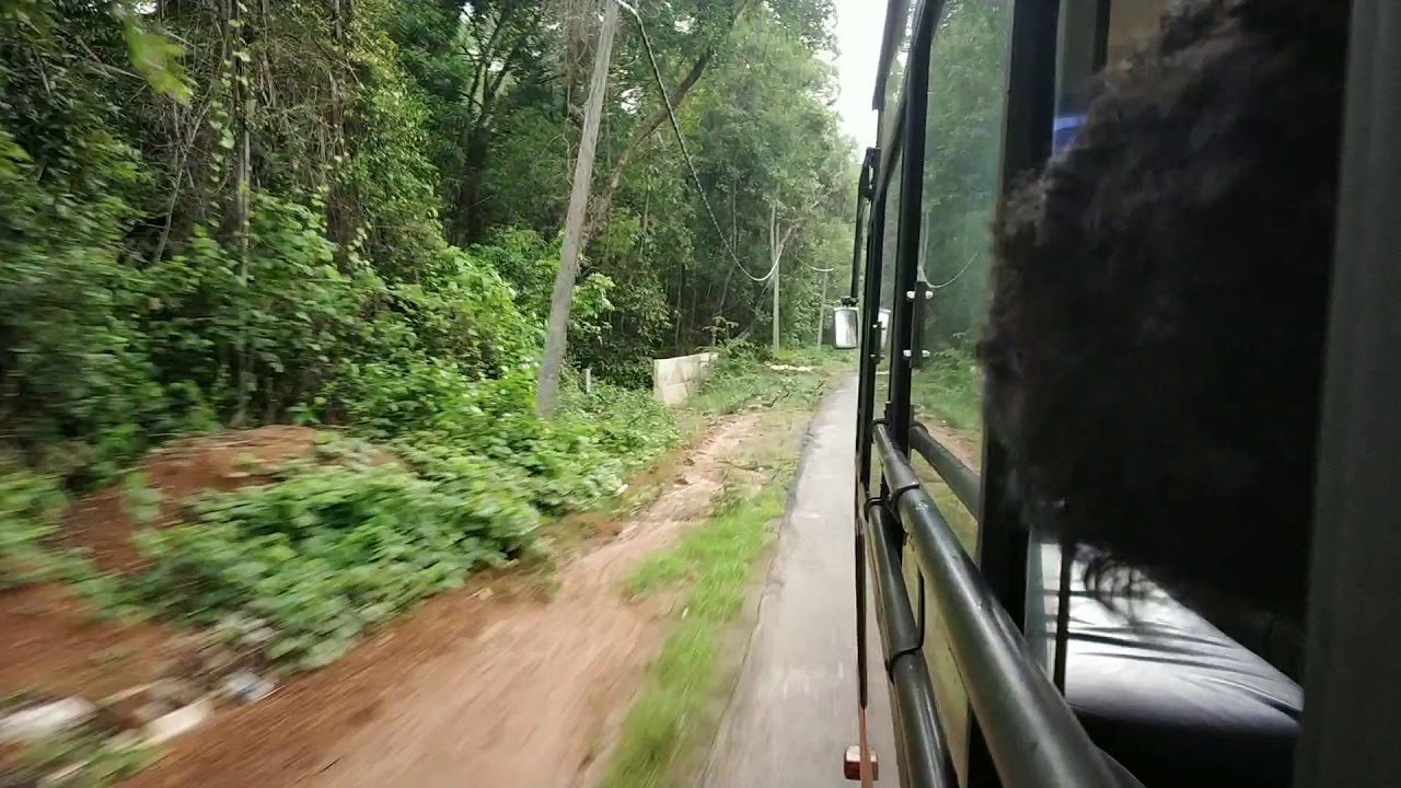 Dharmasthala to Mysuru KSRTC Express Bus Journey on Monsoon Rainy Day's.