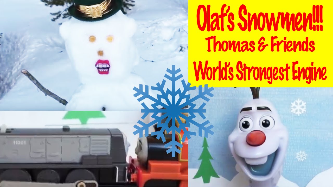 Olaf's Snowman Competition - Thomas and Friends World's Strongest Engine