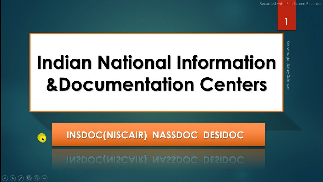 Documentation Centers|| INSDOC NISCAIR|| NASSDOC|| DESIDOC