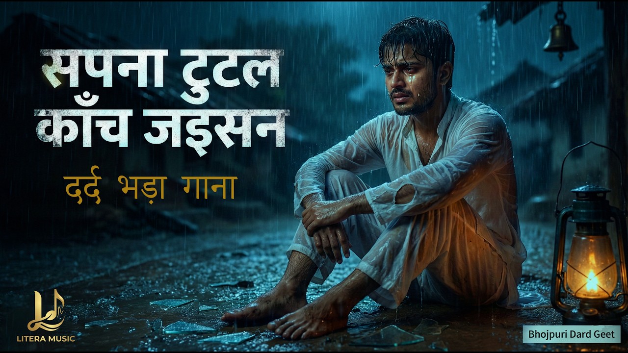 सपना टुटल काँच जइसन 💔 बिखर गइल अरमान | Most Painful Bhojpuri Dard song | Litera Music