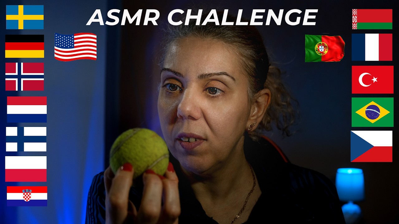 ASMR Challenge Foreign Athletes | ASMR LANGUAGES