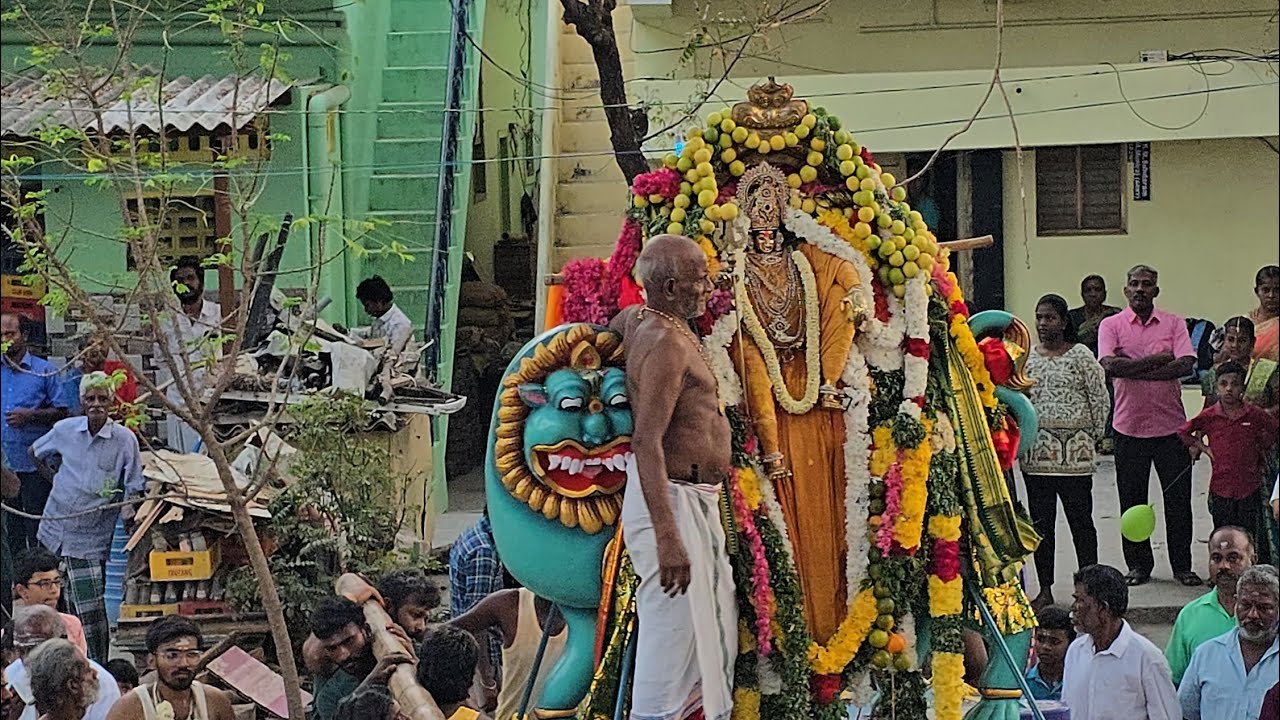 Srivilliputhur Madavarvalagam அங்காள ஈஸ்வரி அம்மன் பூக்குளி திருவிழா 🔥✨#shorts #trending #reels 