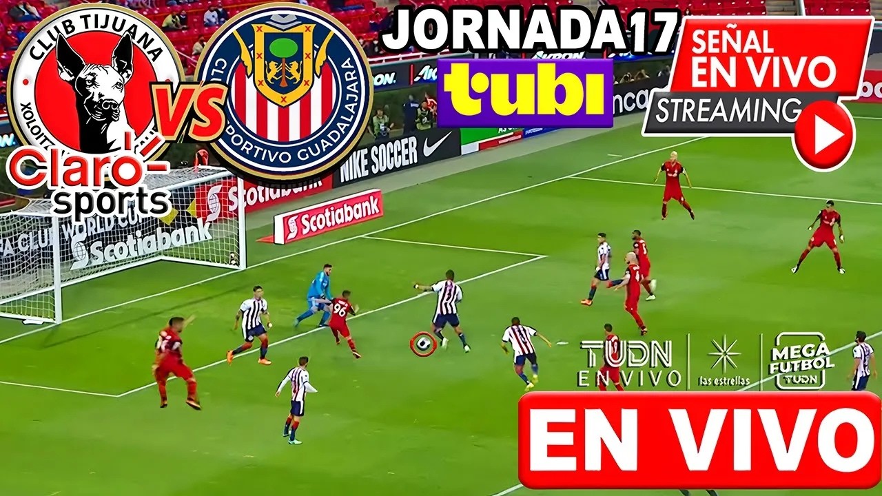 🔴 CHIVAS vs XOLOS TIJUANA EN VIVO |✅CHIVAS TV | JORNADA 17 LIGA MX | Donde ver Chivas vs Xolos Tijua