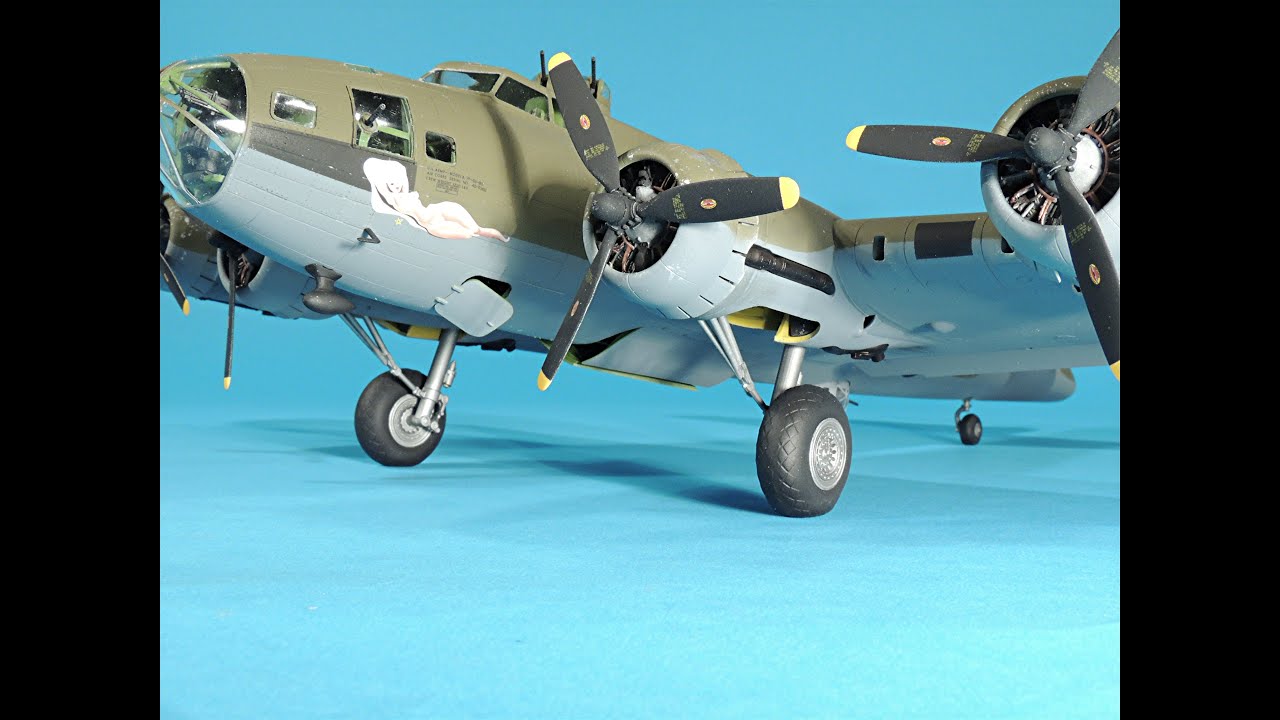HK 1/48 B-17F/G - Airbrushing the beast!