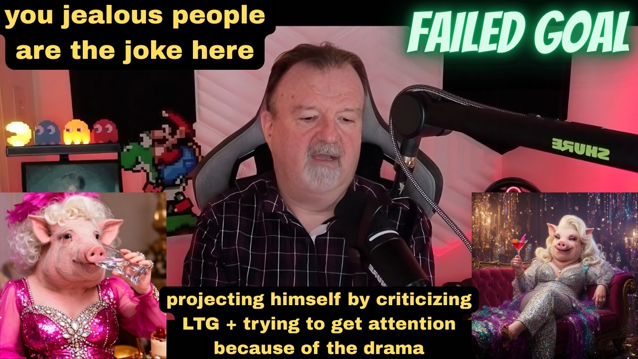 DsP--old man crashing out about going viral without making money--talking about LTG + slow day