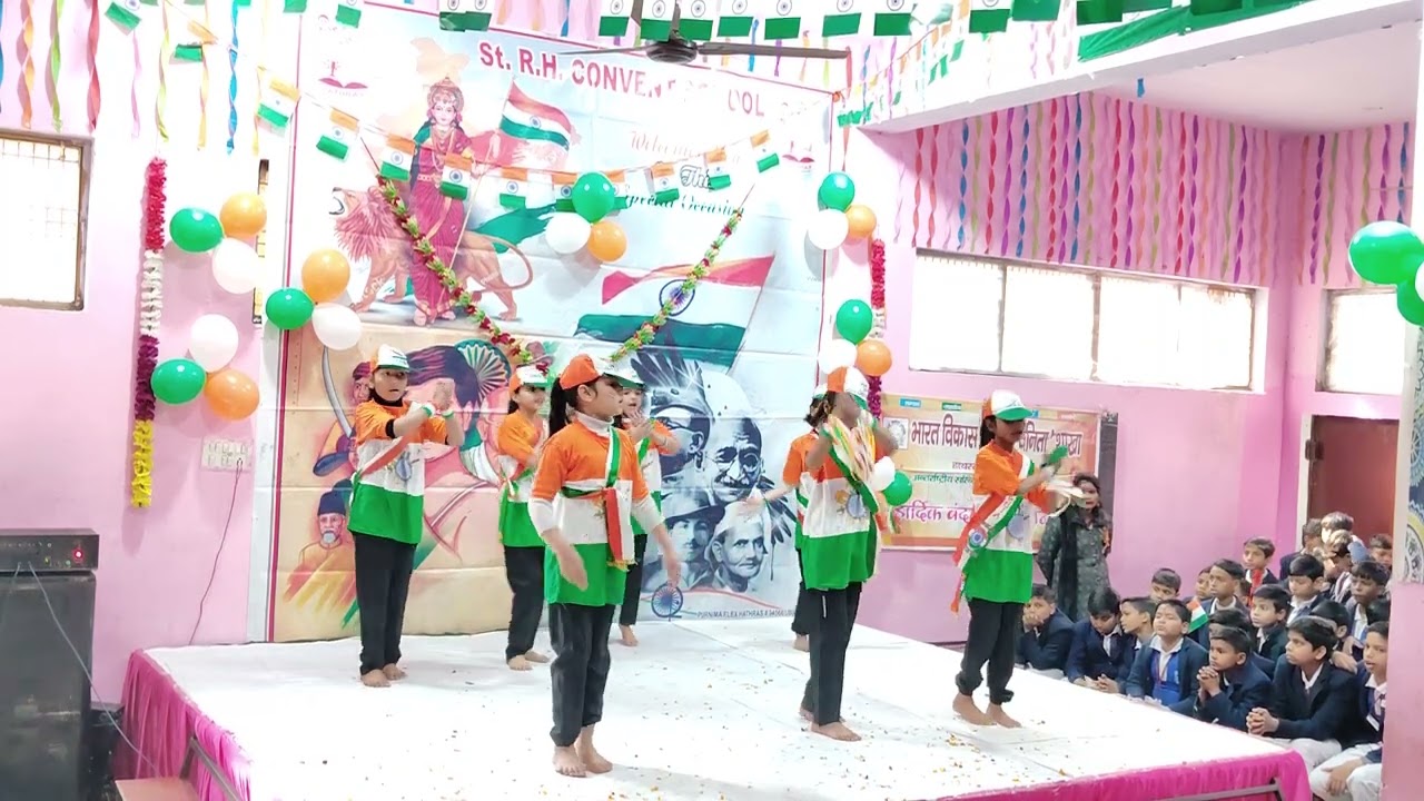 Jag ghoomeya aesa jhanda na koi | Easy dance steps | Group Dance | #strh #trending #school