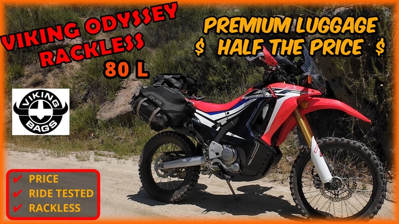 VIKING 80L RACKLESS LUGGAGE | MOTO CAMPING | CRF 300 | MOSKO RECKLESS 80 Replica!! 1/2 price