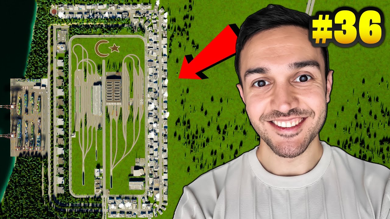 🚆 LİMAN + TREN HATTI + SANAYİ | Cities Skylines II Elmora [S8-B36]