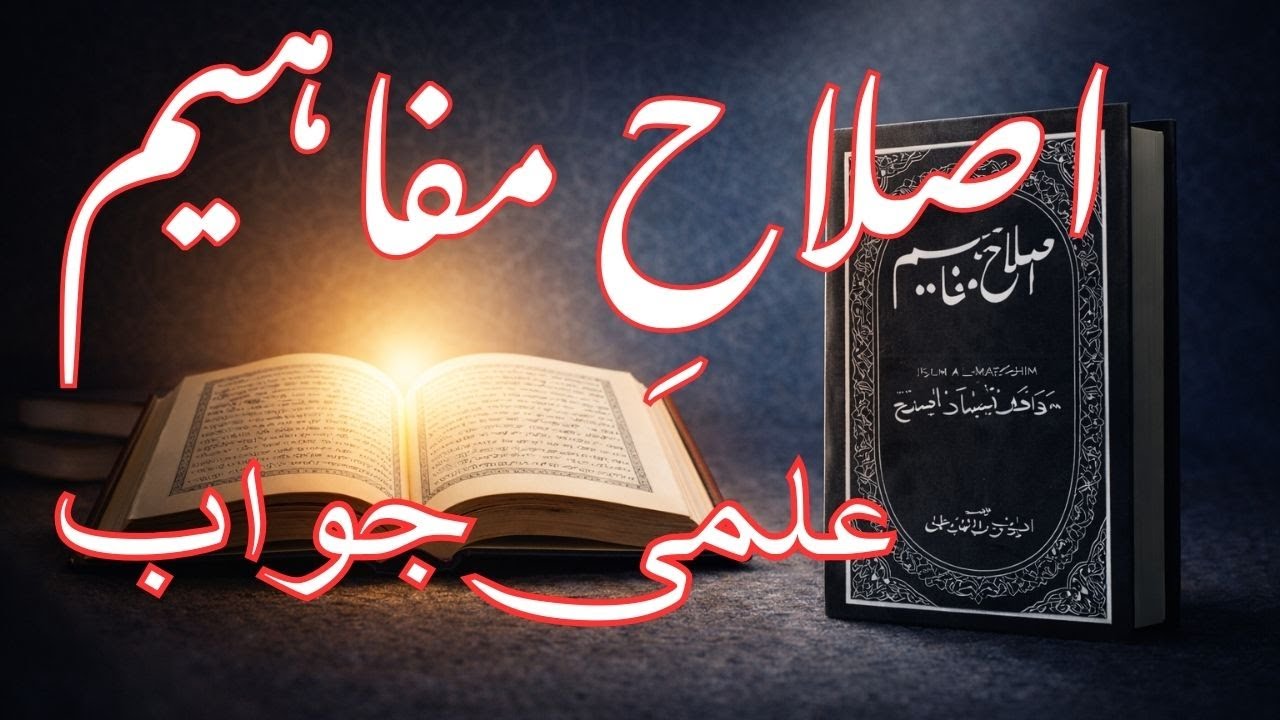مفتی زرولی خان کا خط | اصلاحِ مفاہیم پر اعتراضات کا علمی جواب | سنت و بدعت