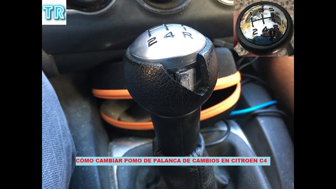 CAMBIAR POMO PALANCA DE CAMBIOS DE CITROEN C4