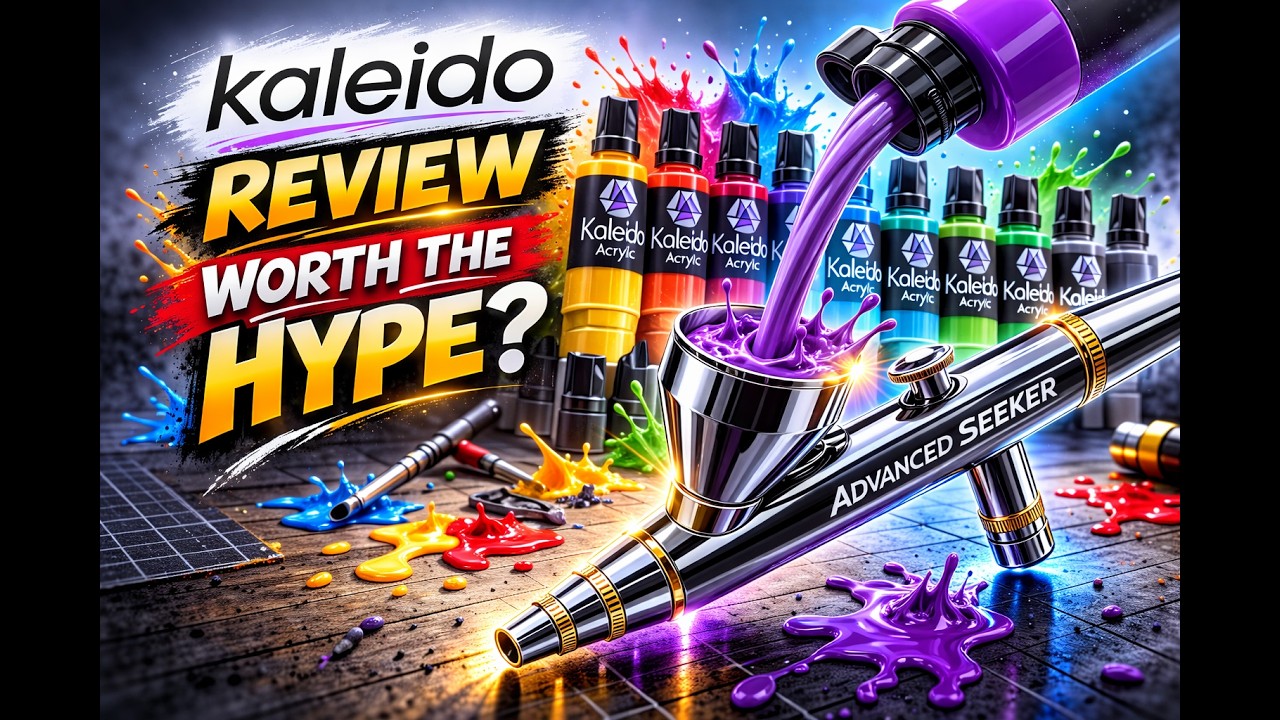 Хороши ли краски Kaleido Colourworks? Набор автомобильных красок из 24 цветов.