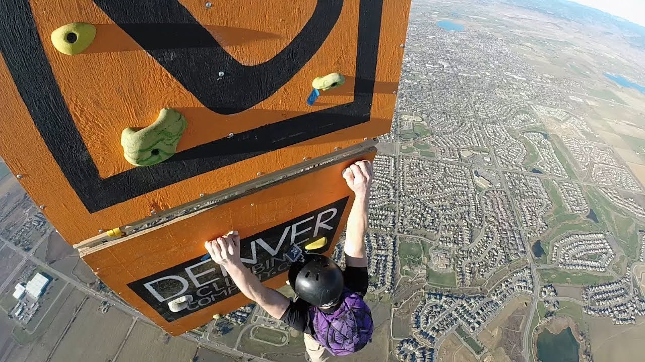 The Worlds Highest Climbing Wall