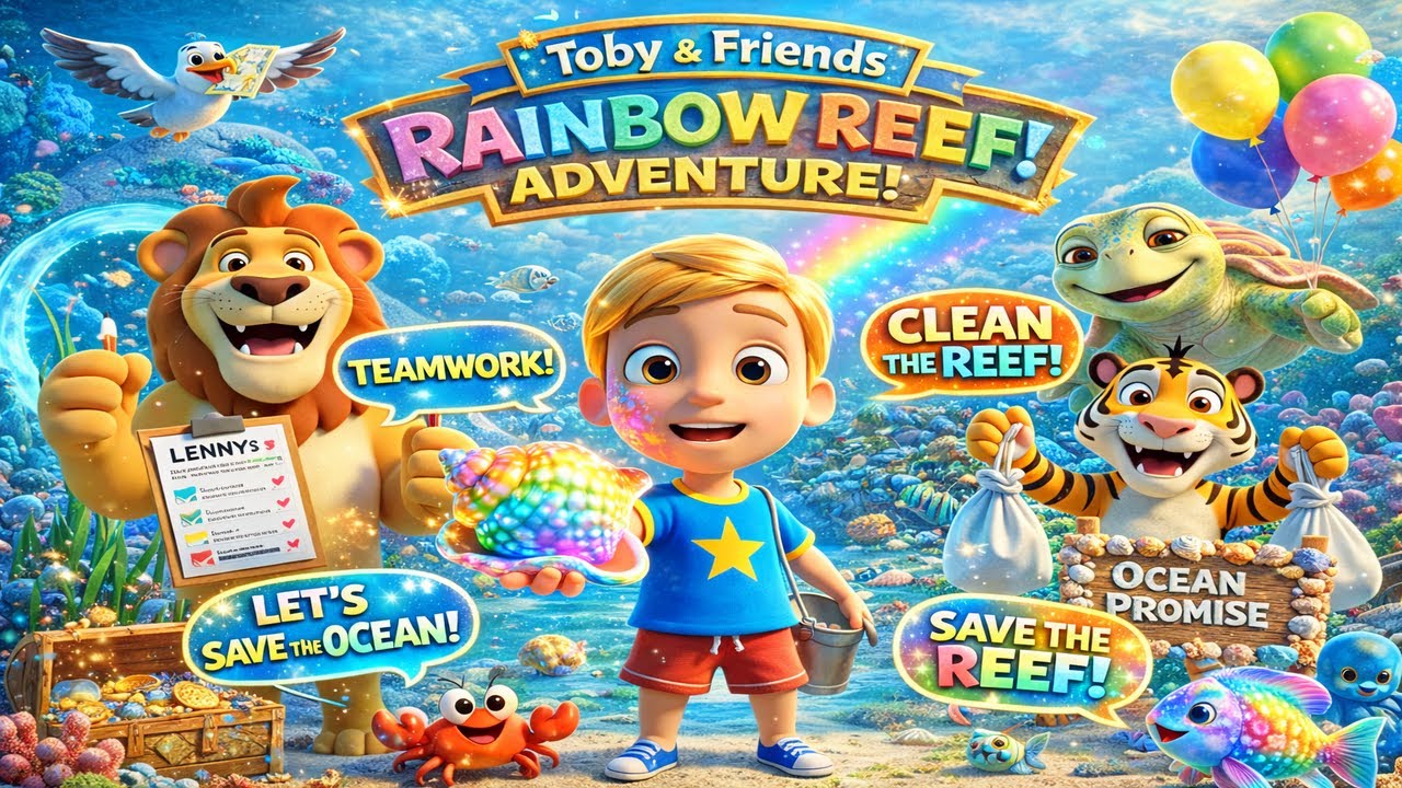 Toby And Friends 🌈 Ocean Adventure  Rainbow Fish Reef Island 🐠