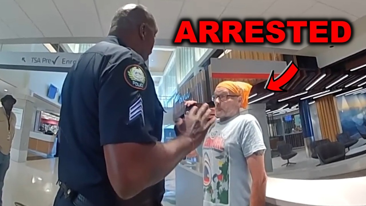 Miniature Frauditor gets ARRESTED at the AIRPORT