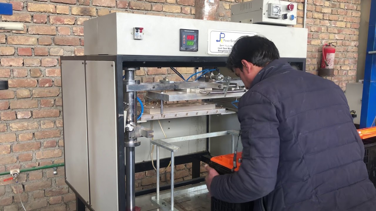 Battery Heat Sealing . Profitable business of making batteries. machines needed to make batteries