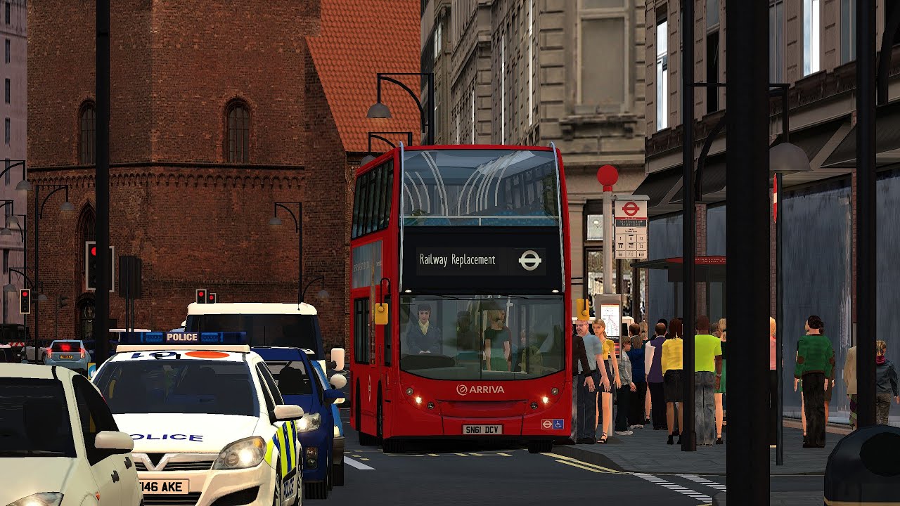 OMSI 2 || Bakerloo Rail Replacement || ADL Enviro 400 || No Commentary || London